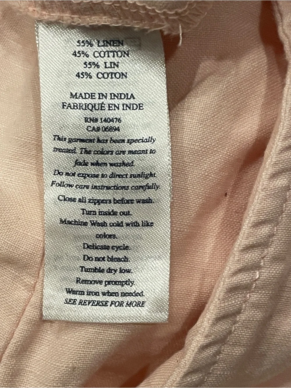 Faherty Tradewinds Linen Blend Shorts Men's 33 Pink Beach Preppy Chino 9” Inseam
